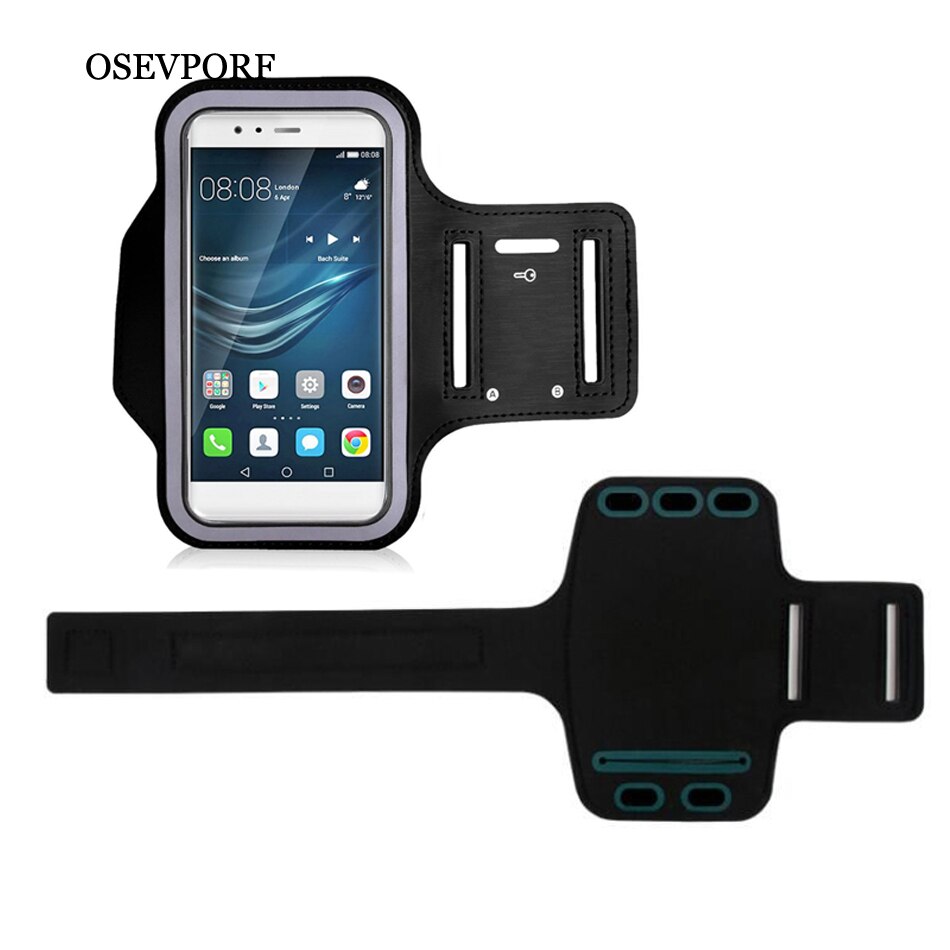 Universele Waterdichte Gym Sport Running Armband Voor Iphone Xs Max Xr X 8 6 S 7 Plus Samsung S9 S10 arm Band Telefoon Bag Case Black