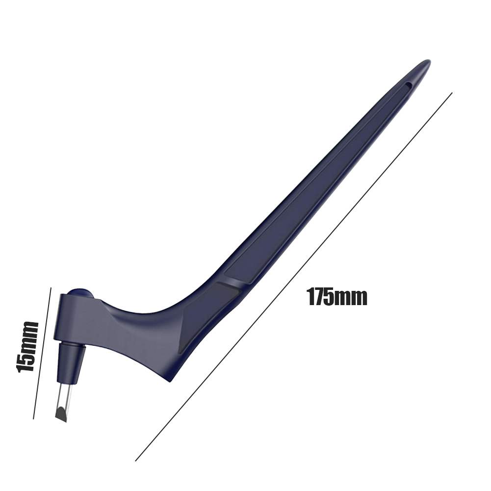360 Degree Rotating Blade Utility Knife Craft Cutting Tool Hand Book Paper Cutter Stainless Steel Engraving Knife DIY Stationery: Blue