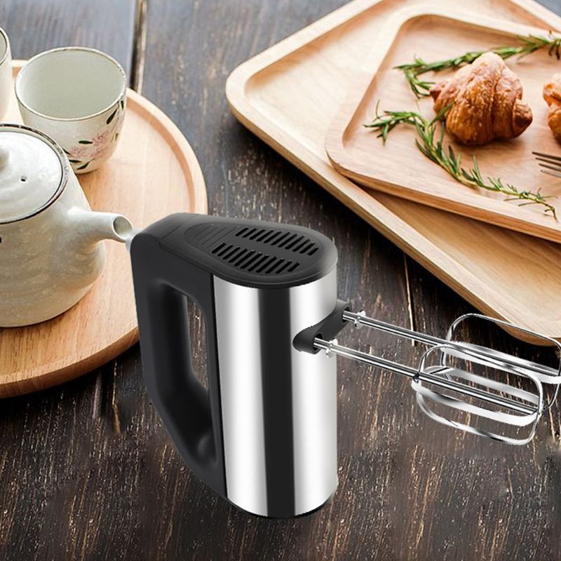 Elektrische keukenmixer, handbediende eierklopper, 5 snelheden, praktische garde voor melk, koffie, shaker, mixer, kookgereedschap