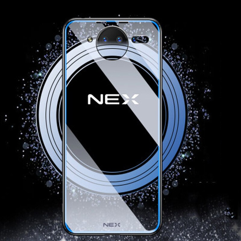 per vivo Nex 2 custodia a doppio schermo coque coperchio posteriore antiurto per vivo NEX2 NEX 2 custodia per telefono in vetro temperato per NEX doppio Schermo