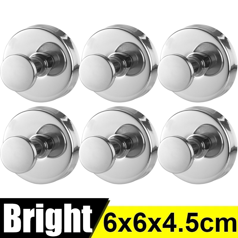 Ganchos de ventosa de acero inoxidable, gancho montado en la pared sin perforaciones, soporte para colgar toallas, ventosa de vacío para baño y cocina, 6/1 ud.: XL / Azul