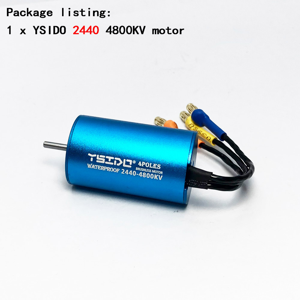Ysido 2435 2440 2838 2847 børsteløs motor 35a 45a esc til wltoys 124016 remo Hobby xlh timaya redcat 1/12 1/14 1/16 rc båt bil: Lilla