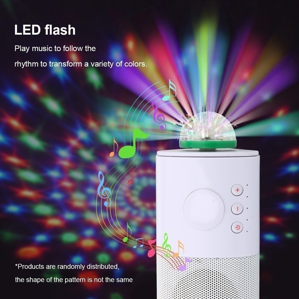 Mini Podium Verlichting Disco Crystal Little Magische Bal Voice Control Auto Sfeer Dj Lichten Usb Mobiele Telefoon Magische Bal