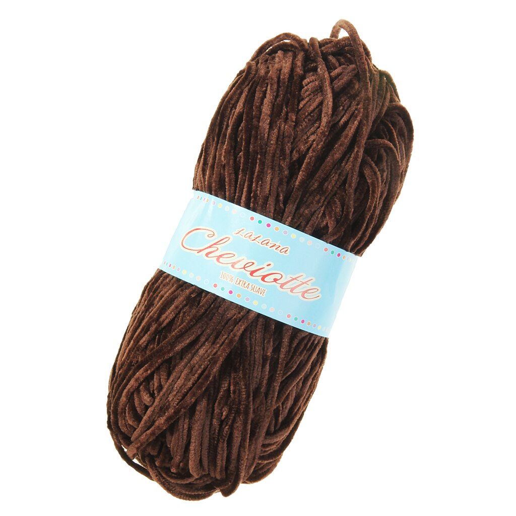 1 Piece Knitting Crafts Accessories Soft Polyester Knitting Baby Blanket Velvet Crochet Yarn for Sweater Sock Home Textile: 2635