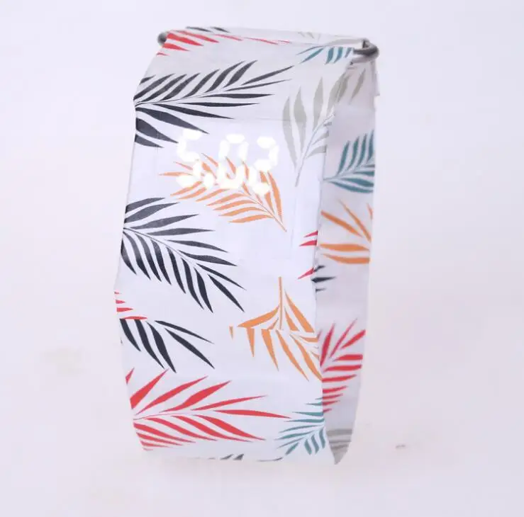 Relojes de papel creativos para hombres y mujeres, relojes digitales LED, relojes deportivos, precio barato,: Bronze