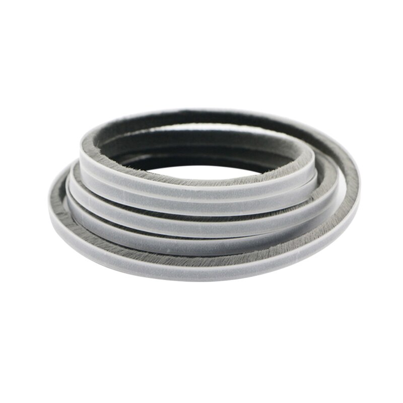 5m Felt Seal Strips Keep Warm Door Window Plush Seals Strips Insulation Draft Stopper Dust Proof Sealing For Home Decoration: 01 / 9mmX9mm