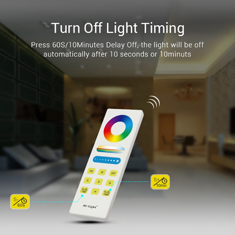 FUT088 Smart Led Remote Controller Mi light 2.4G RF Touch Remote Control for LED Strip Light Bulbs Down lights