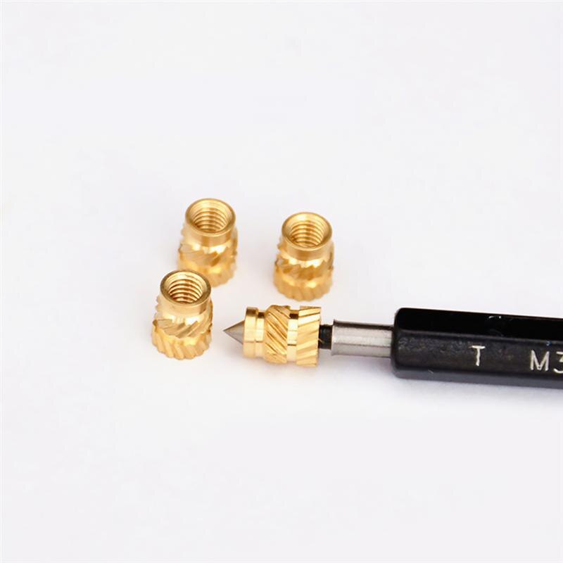 50 Pcs M3 Threaded Press Fitting Heat Sink And Injection Molding Type Melt Press Inlaid Copper Nut