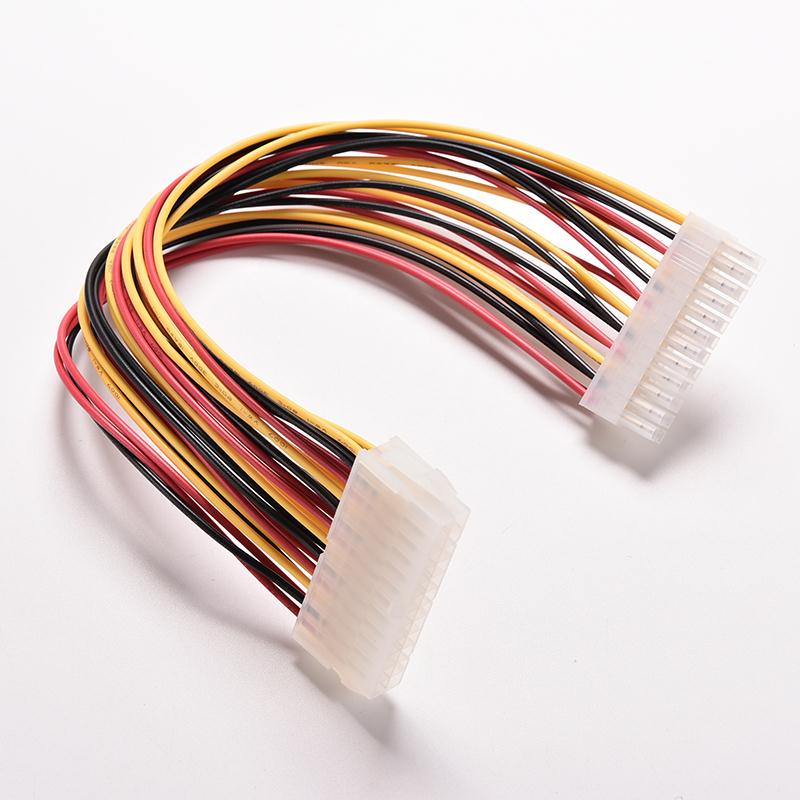 ATX 24 Pin Male to 24Pin Female Power Supply Extension Cable Internal PC PSU TW Power Lead Connector Wire 30CM 1PC