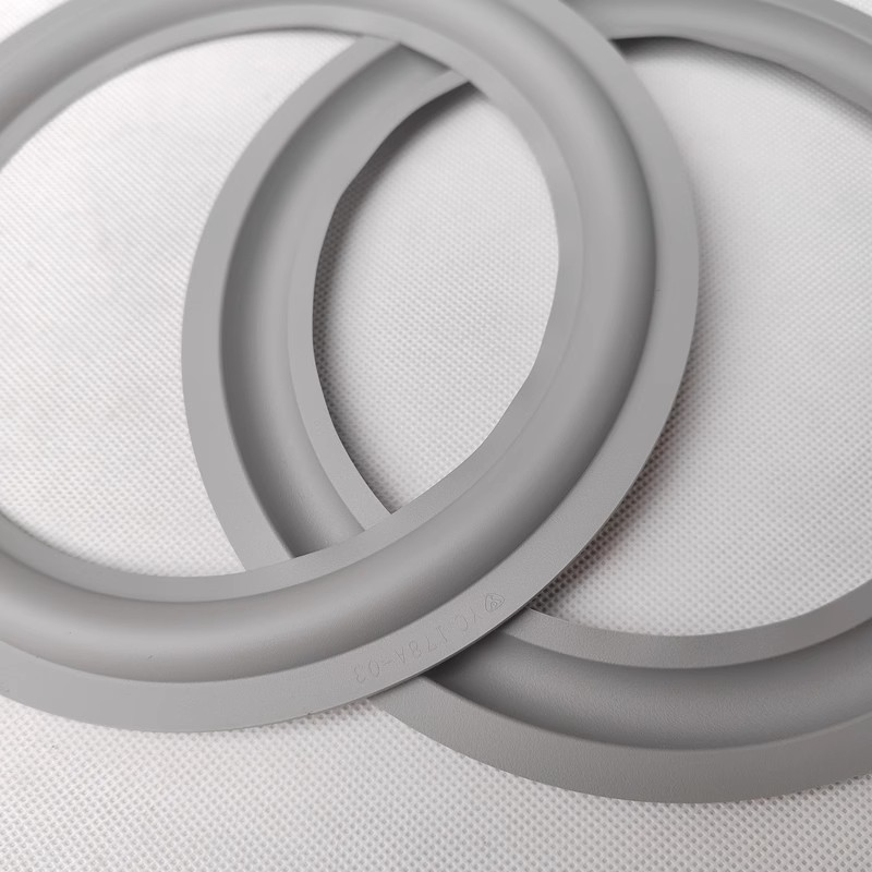 2x6,5"/7"/8" calowy głośnik gumowy składany pierścień krawędziowy naprawa głośnika niskotonowego boczne koło otaczać części zamienne 153mm-195mm/6,02"-7,68"