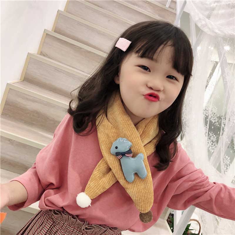 hiver enfants écharpes bébé garçons filles écharpe solide doux écharpe col enfants Stretch cou anneau enfants