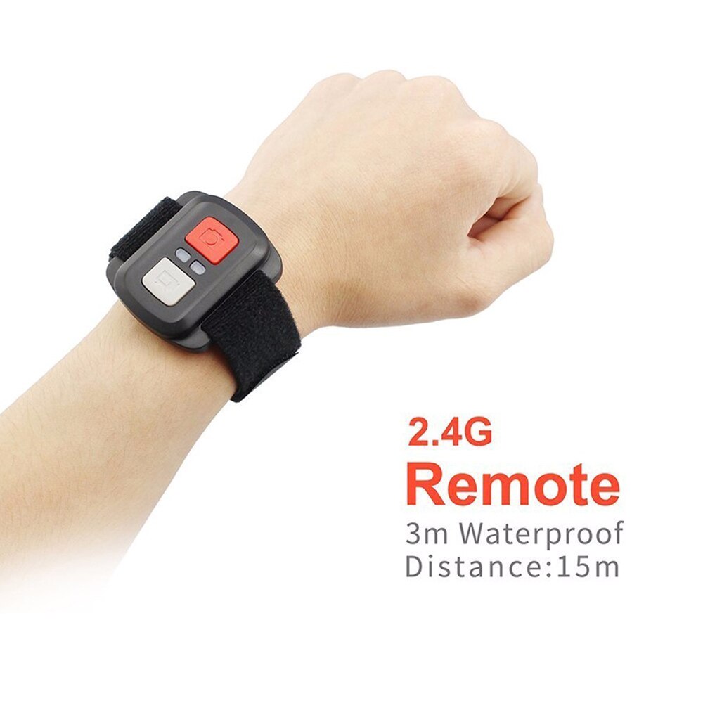 4K/30FPS 16MP Ultra HD Video Sports Action Camera 170 Degree Wide Angle WiFi 2.4G Wireless Remote Control with Waterproof Case