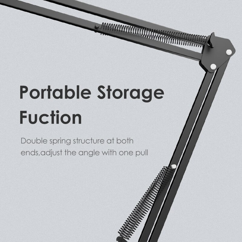 5 Om 13 Inch Tablet Universele Mobiele Telefoon Mount Bed Desktop Houder Verstelbare Lange Arm Klem Tablet Beugel Voor Ipad air Pro 12.9