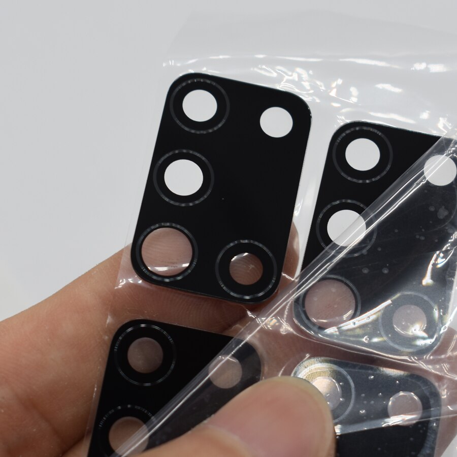 10 pièces d'origine pour Samsung Galaxy A11 A31 A41 A51 A71 A315F A415F A515F A715F arrière couvercle d'objectif en verre avec de la colle