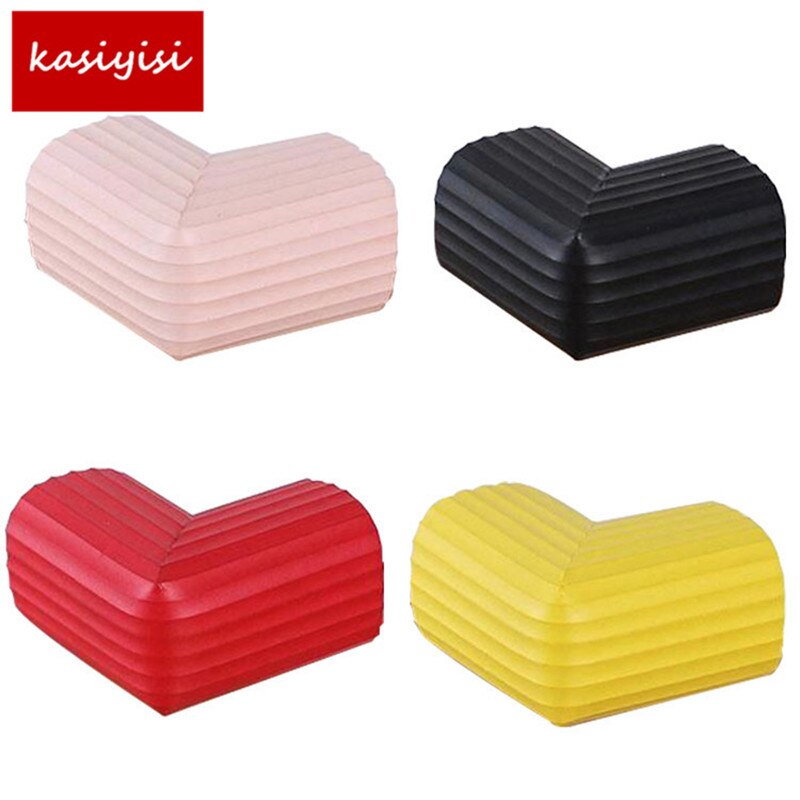 10 Pcs/Lot Stripe Anti Collision Table Angle The Candy Colors Baby Thick L-Shaped Artifact ATRQ0703