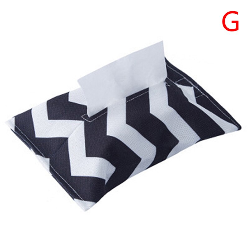 1 Pc Stof Cartoon Tissue Box Cover Zakdoek Servet Houder Cover Dier Katoen En Linnen Tissue Papier Opbergtas: --G