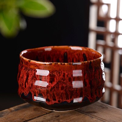 Tasse à thé glaçure grand Volume, bol à thé vert japonais en céramique, cérémonie japonaise Chawan, , accessoires: L