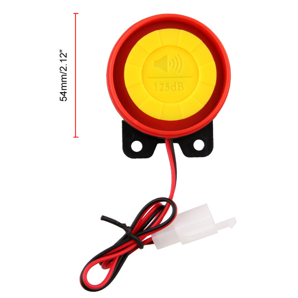 12V Motorrad Alarm System Anti-Diebstahl Alarm Universial Fahrrad Roller 125db Sicherheit Einbrecher Alarm System Doppel Fernbedienung