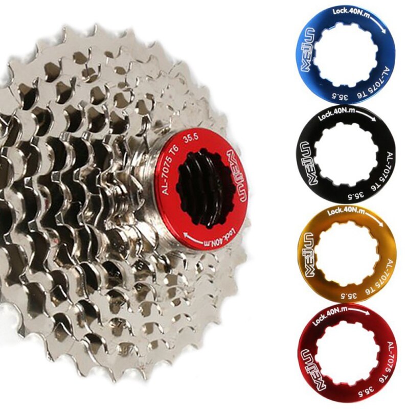1 Stck Licht Aluminium Legierung Mountainbike Straße Auto Schwungrad Schloss Abdeckung Schlösser Ringe Kassette MTB Racefiets Fahrrad Freilauf