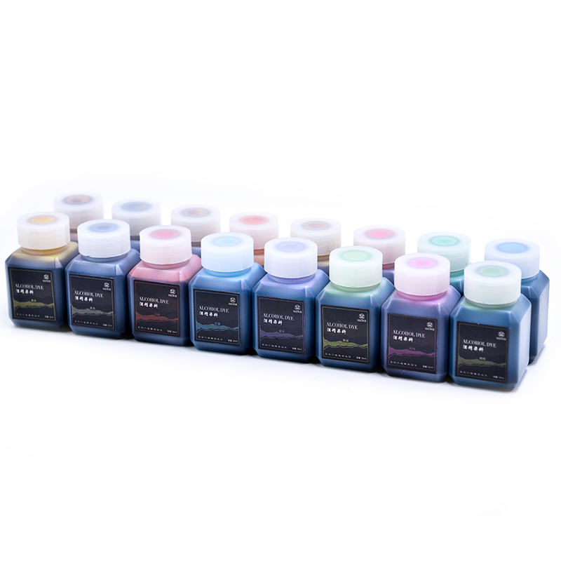 Colorants à l&#39;alcool pour cuir, bricolage manuel, outils de sculpture du cuir, tannage végétal, taches de cuir sans odeur 30ml