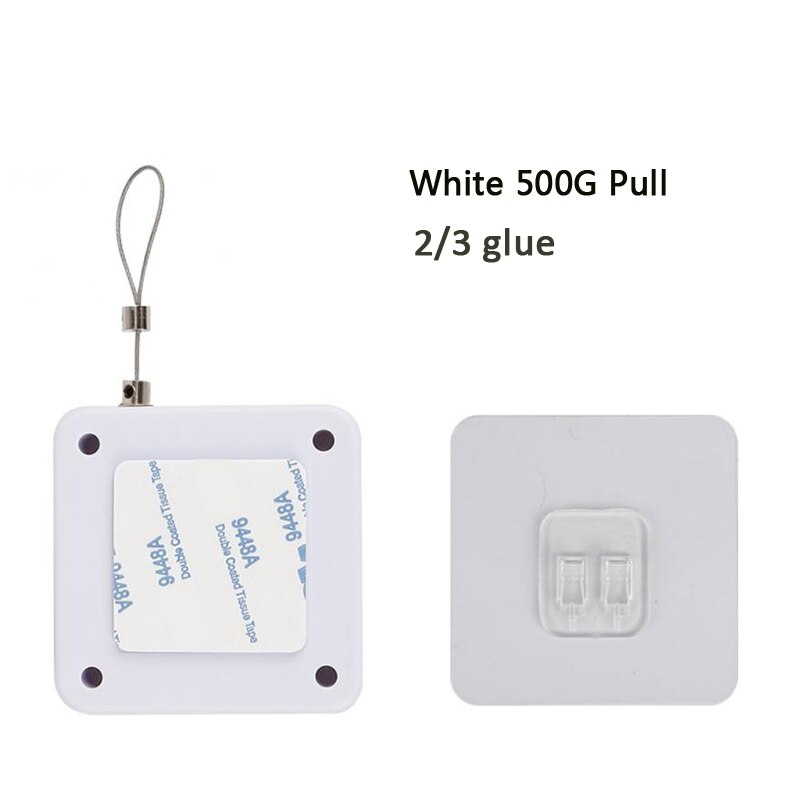 Automatic Door Closer For Drawers Sliding Door House Kitchen Door Closers Bracket Door Closer Household Gadgets Tools Punch-Free: White 500G Pull