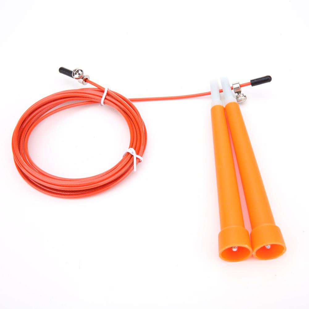 3m Jump Skipping Ropes Adjustable Skip Rope Steel Wire Fitness Exercise Skipping Jump Rope Sports Exercises Speed Jump Rope: 3m D4