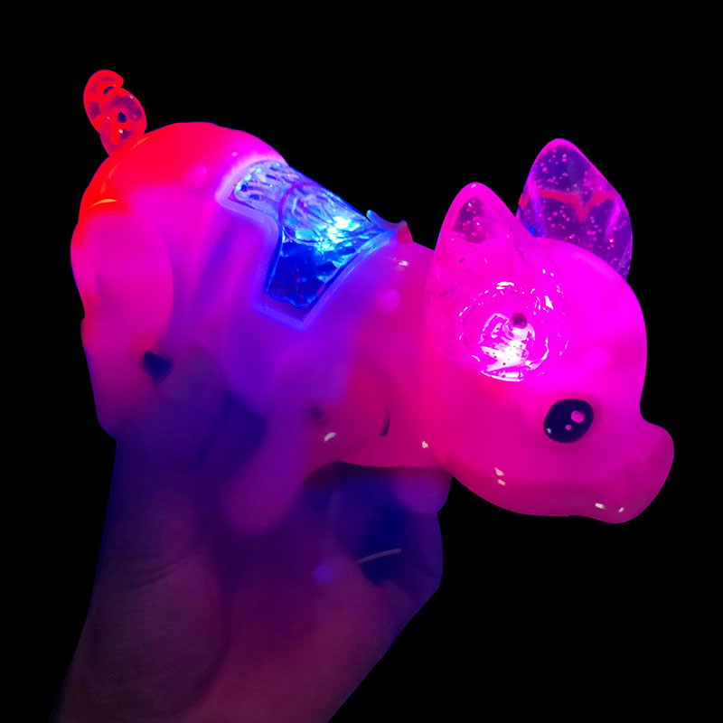 Cute Electric Music Walking Pig Toys LED Light Glow Electronic Pets Lantern Toy Children Kids Baby Girl Boy Educational Toys: Default Title