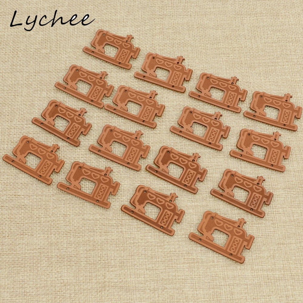 Lychee 20pcs Mooie Naaimachine Trojan Horse Vorm Label Kledingstuk Tas Synthetisch PU Leer DIY Naaien Tags