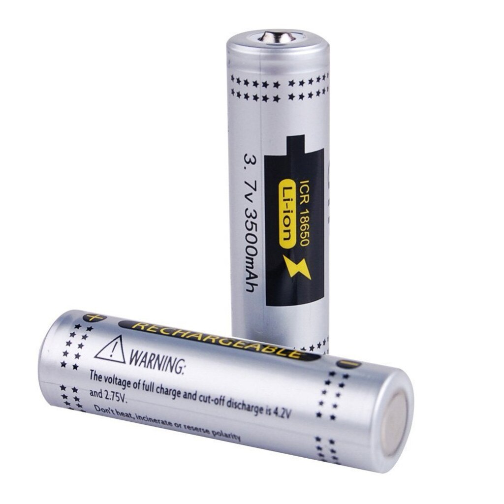 8PCS Rechargeable lithium battery 18650 cylindrical battery 3.7V 3500mAh