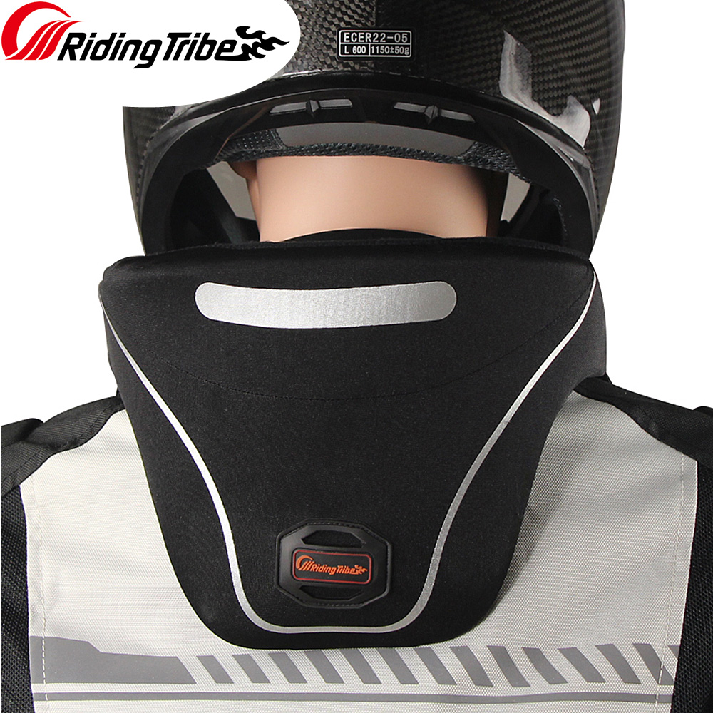 Motorfiets Nekbescherming Biker Neck Brace Protector Reflecterende Moto Off Road Helm Ondersteuning Hoofd Beschermende Gear Accessoires HX-P24