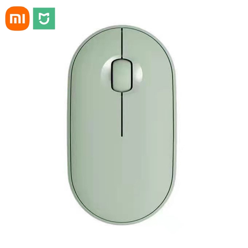 XIAOMI MIJIA Wireless Mouse Portable Magic Silent Ergonomic Mice For Laptop Mobile Phone Apple Notebook Learn Dual Mode Mouse: DARKNESS