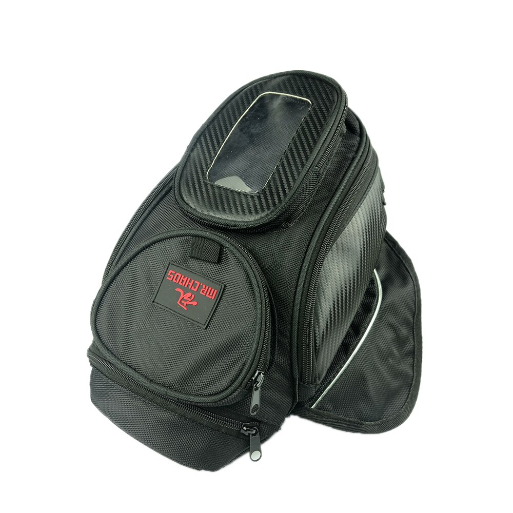 MR CHAOS Motorcycle tank bag Oil Fuel Bag Magnetic moto saddle luggage GPS Phone Bag Bigger Window suitcase For iphone Samsung: -07