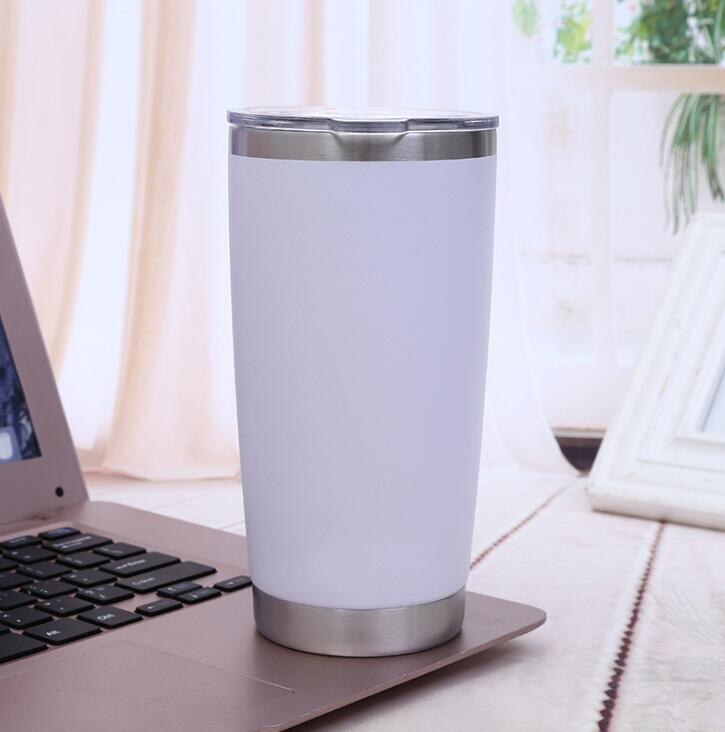 20 unzen Edelstahl Vakuum Isolierte Becher mit Deckel-Doppel Wand Reise Becher Wasser Kaffee Tasse für Eis Trinken & heißer Getränke: 3