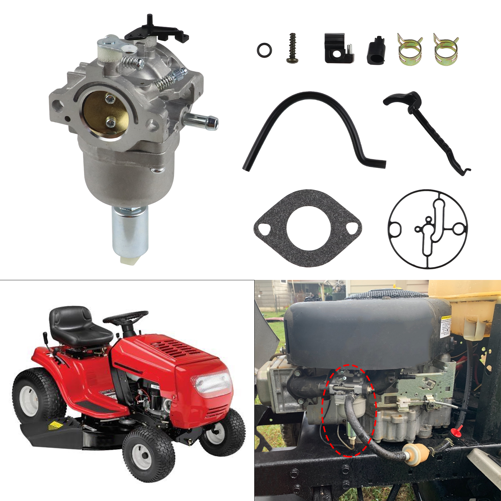 Carburateur voor Briggs & Stratton-motor 799727 698620 794572 499153 498061 791886 690194 791888 14 pk 15 pk 16 pk 17 pk 18 pk carb