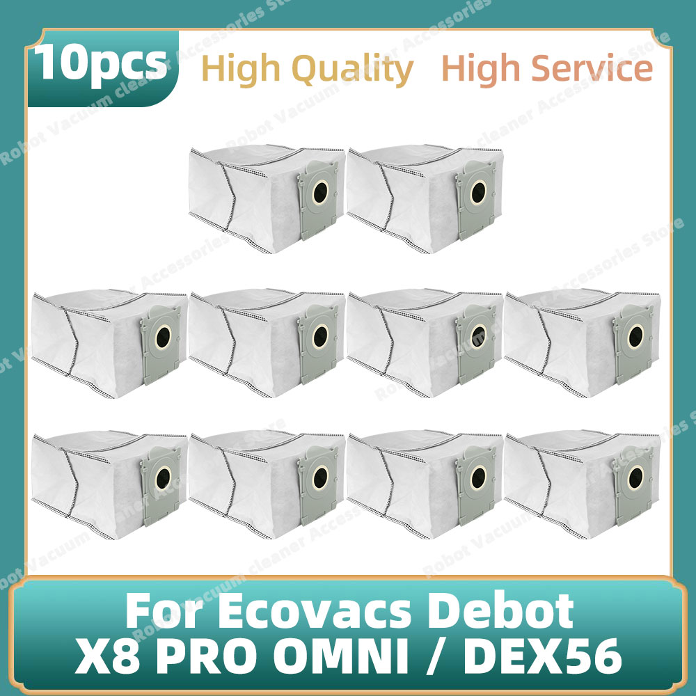 Compatibel Voor Ecovacs Deebot X8 PRO OMNI/DEX56 Accessoires Belangrijkste Zijborstel Mop Doek Stofzak Vervangende Onderdelen: Lavendel
