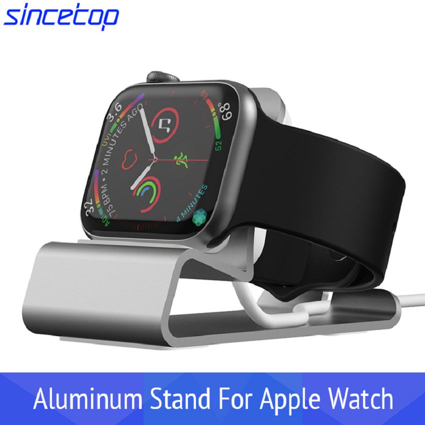 Aluminium Alloy Charging Stand for Apple Watch Series 5/4/3/2/1 38 42 40 44mm Desktop Holder Bracket Charger Dock Station