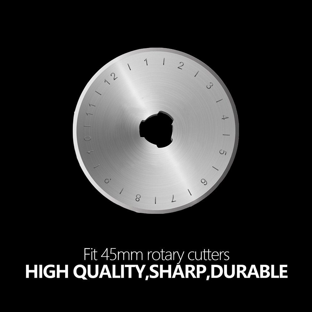 5Pcs Rotary Cutter Blades Set Sharp Leather Replace Blade Fits For OLFA Fiskars DAFA Truecut Cutter Patchwork Tool 28/45/60mm