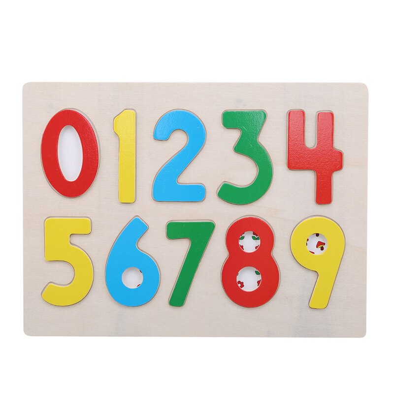 Houten Blokken Speelgoed Multicolor 9 Nummers Cognitieve Speelgoed Kids Baby Vroege Educatief Numeracy Intellectuele Ontwikkeling Speelgoed