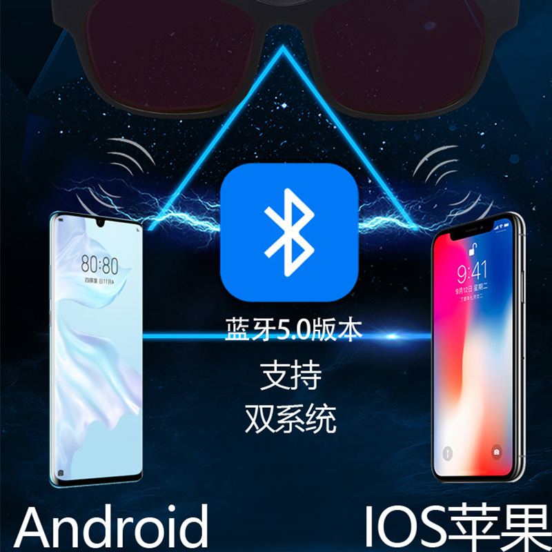 night vision glasses Bluetooth Smart Sport Headphone Sunglasses Bluetooth Driving goggles Audio Headset glasses