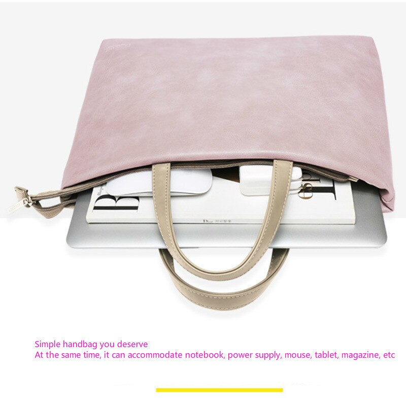 frauen Laptop Hülse Handtasche Für Macbook Air Wasserdichte Crossbody Computer Tasche Geeignet Für Alle Arten Für DELL Mac Buch HP