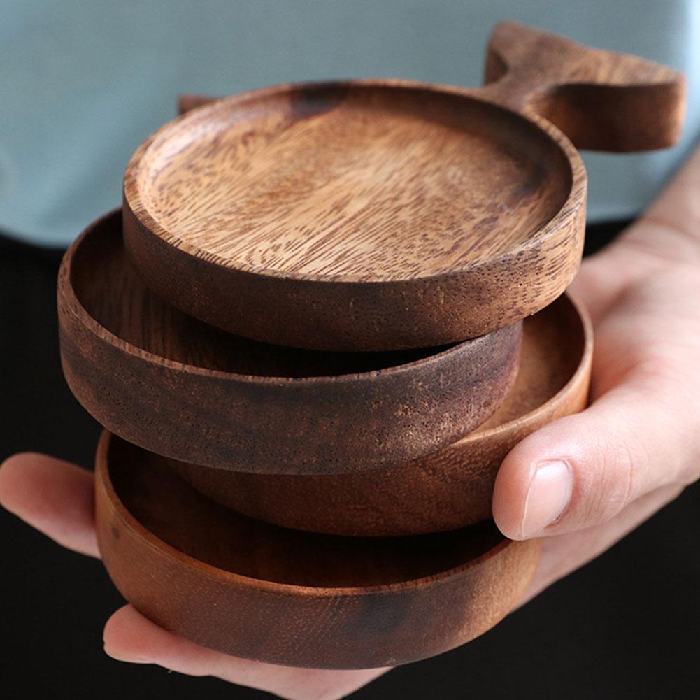 Wooden Sauce Plate Japanese Sauce Dish Fish Shaped Dipping Sauce Bowl Home Kitchen Party Small Vinegar Taste Board Snack Plate