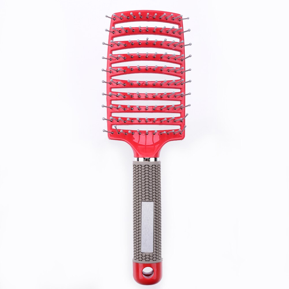 Meisjes Haar Hoofdhuid Massage Kam Haarborstel Varkenshaar Nylon Vrouwen Nat Krullend Ontwarren Haar Borstel Voor Salon Kappers Styling Tools: 5