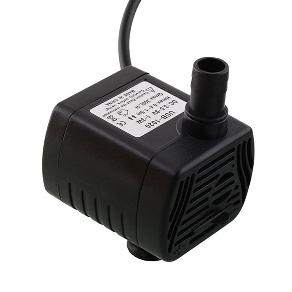 1.5m 3.5-9v vandpumpe usb vandtæt cirkulerende akvarie mini børsteløs ultra-støjsvag akvarie dyk cirkulationsmotor