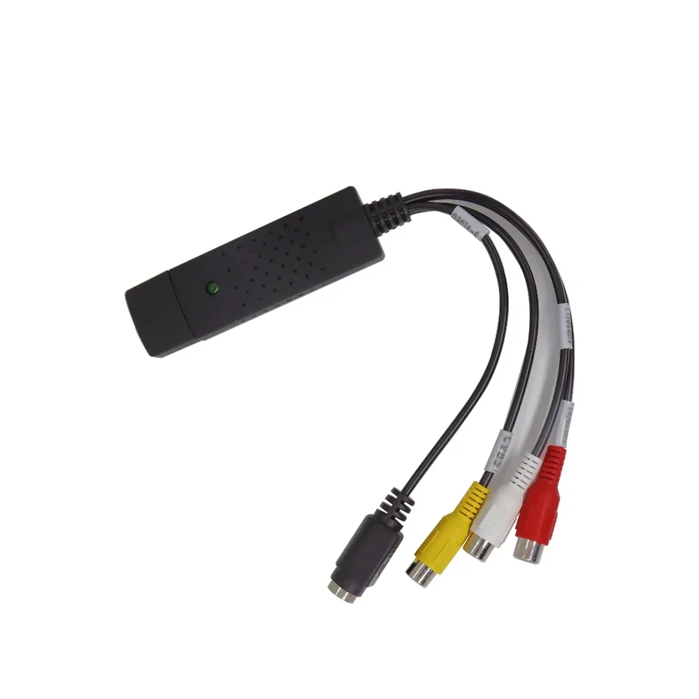 Usb 2.0 videooptagelseskort video-lydkonverter til tv dvd vhs lydoptagelsesadapterkort til tv video dvr