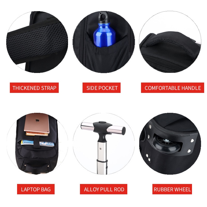 Reiseveske for menn mann ryggsekk polyester vesker vanntett datamaskin pakkesekk merke ryggsekker tralle ryggsekk