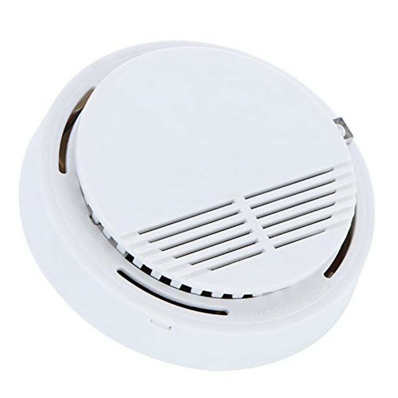 Photoelectric Independent Smoke Detector Fire Smoke Alarm Alert Sensor for Home Security Kitchen Restaurant For