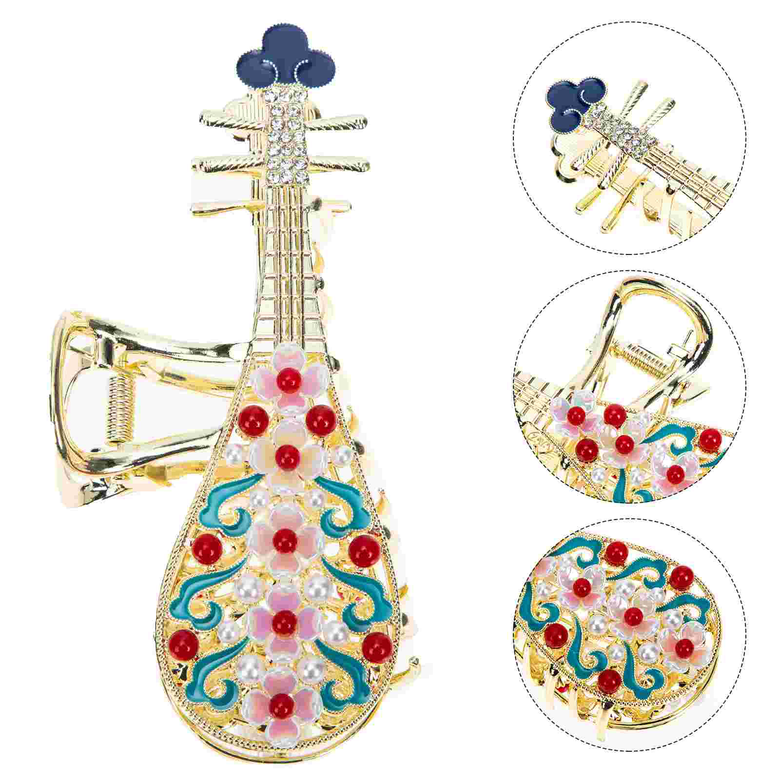 Pince à cheveux Style chinois, Vintage, décor