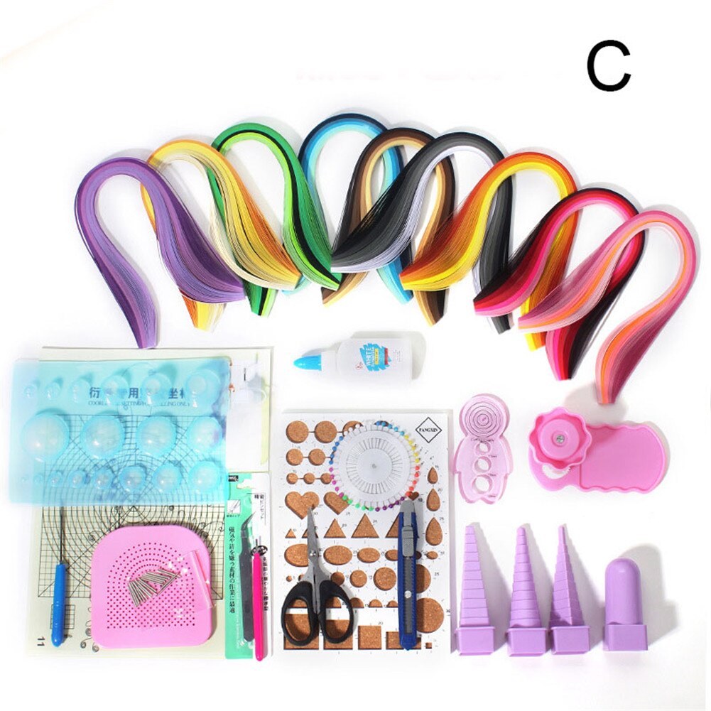 Scrapbooking Quilling Paper Art Kit Crimping Paper Tool Set Starter Quilling Tools Crimper Towers DIY Scrapbooking Tool