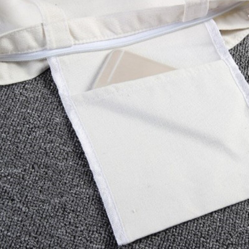 Mode Vrouwen Grote Boodschappentas Canvas Casual Dames Handtas Wit Zwart Schouder Bakken voor Travel Make-Up Organizer