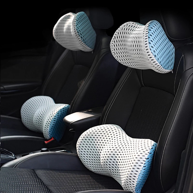 Ademend Geheugen Katoen Fysiotherapie Lumbale Kussen Taille Voor Autostoel Rugpijn Ondersteuning Kussen Bed Sofa Kantoor Slaap Kussens
